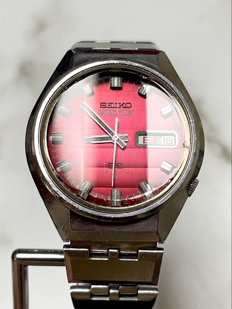 1973年9月製 セイコー5アクタスSS デイデイト 25J カットガラス