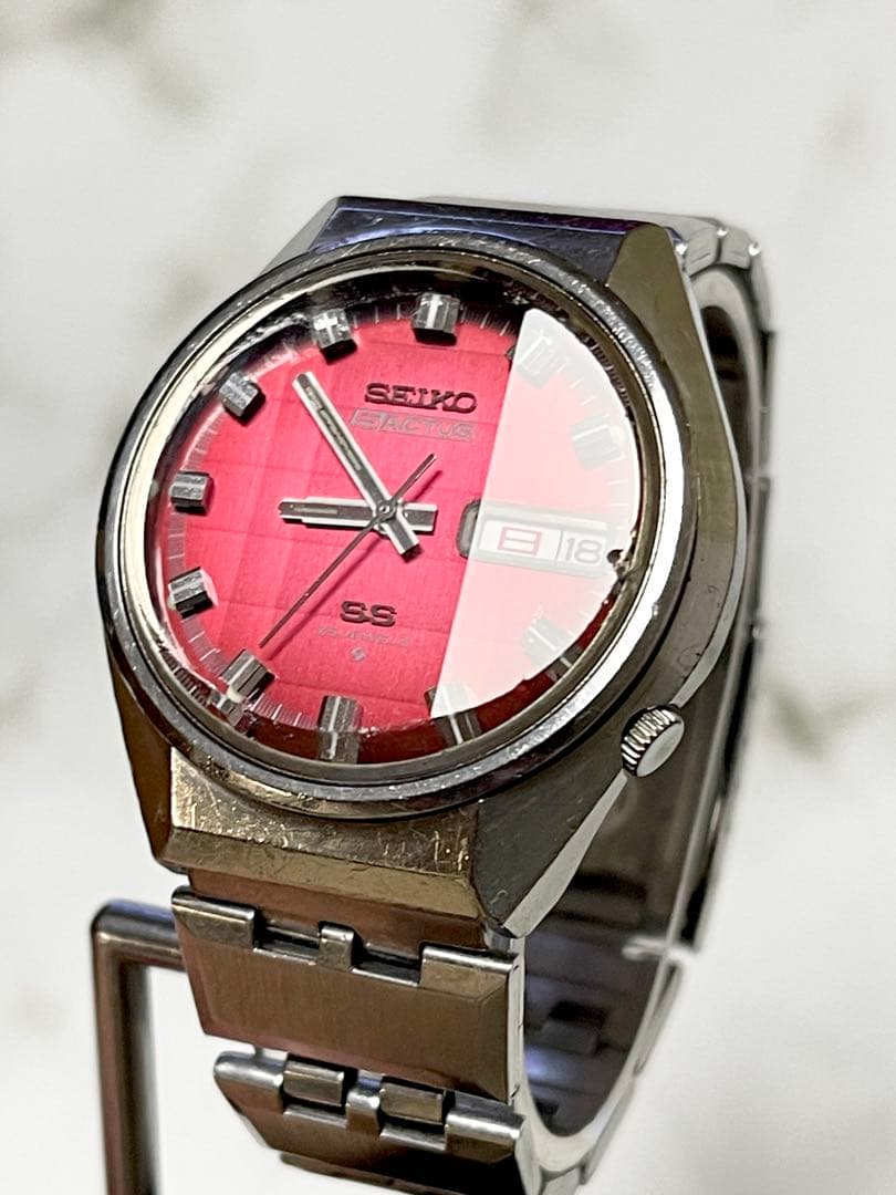 1973年9月製 セイコー5アクタスSS デイデイト 25J カットガラス