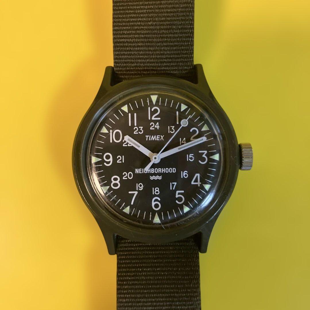 TIMEX NEIGHBORHOOD オリーブ腕時計 NHTM.CAMPER