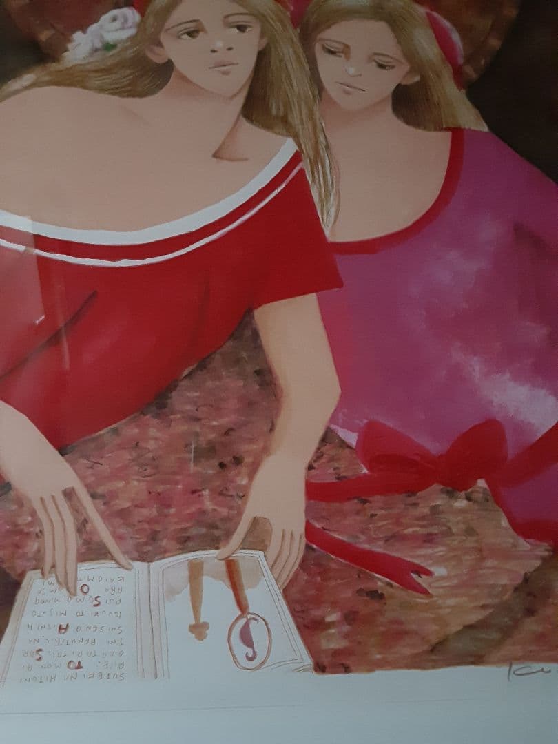 松任谷国子リトグラフ