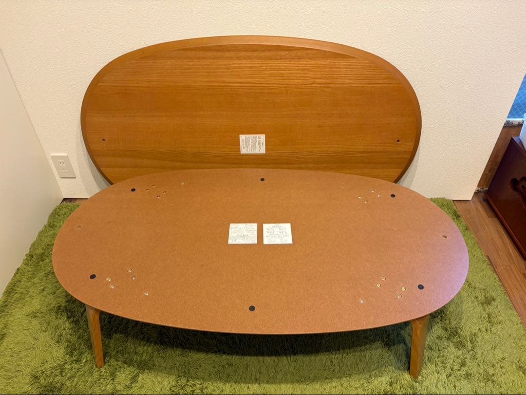 無印良品　楕円こたつ　ナチュラル　 MJ-KDF 1340B/N