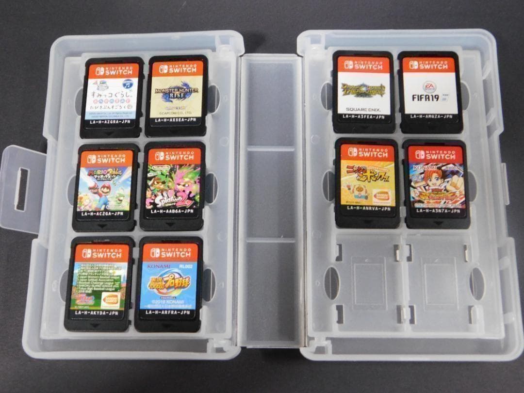 ＠スイッチ★すみっコぐらし・モンハン ライズ・マリオ＋ラビッツ・スプラトゥーン２