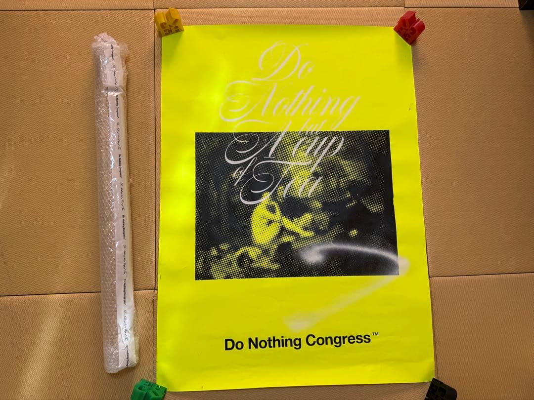 Do Nothing Congress ポスター 手刷り 藤原ヒロシ
