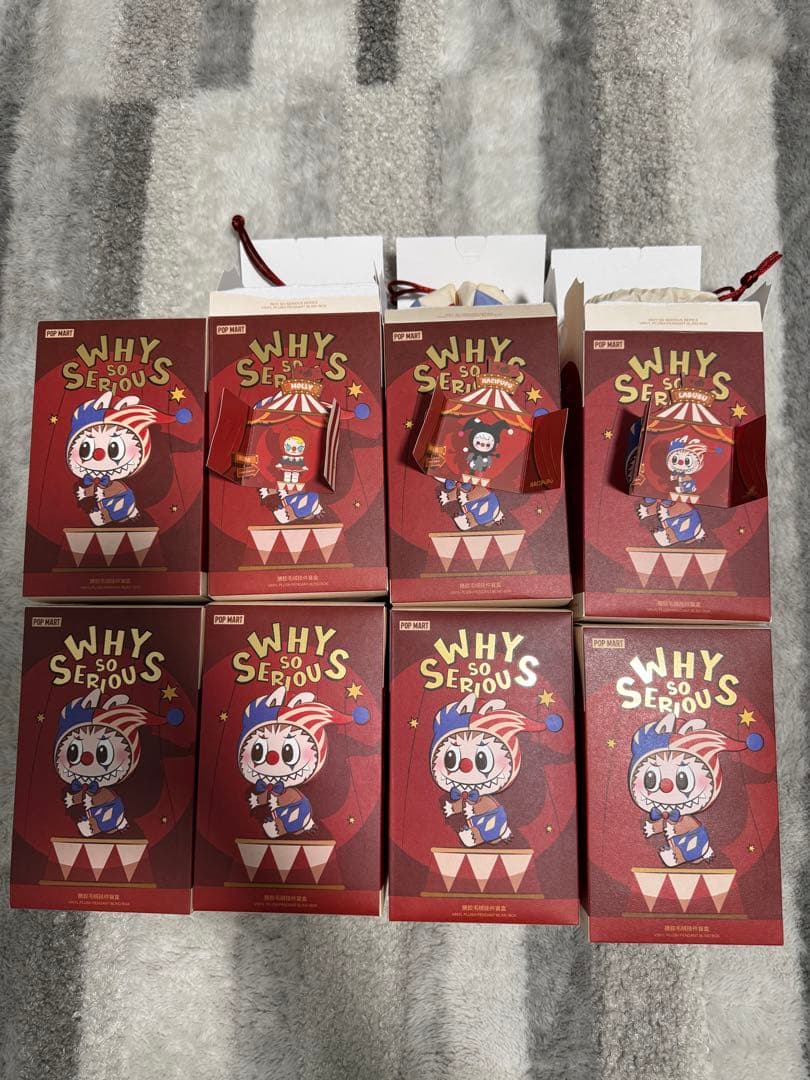 ポップマート ワイ ソー シリアス シリーズ 8箱ラブブ シークレットまとめ売り