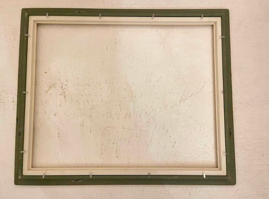 大きいアンティーク木製フレーム額縁