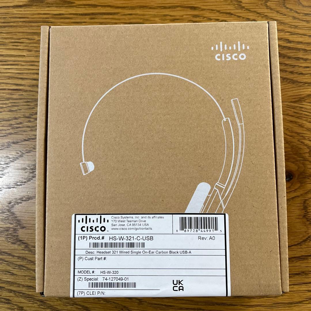 /再お値下げ\　Cisco HS-W-321-C-USB 有線ヘッドセット