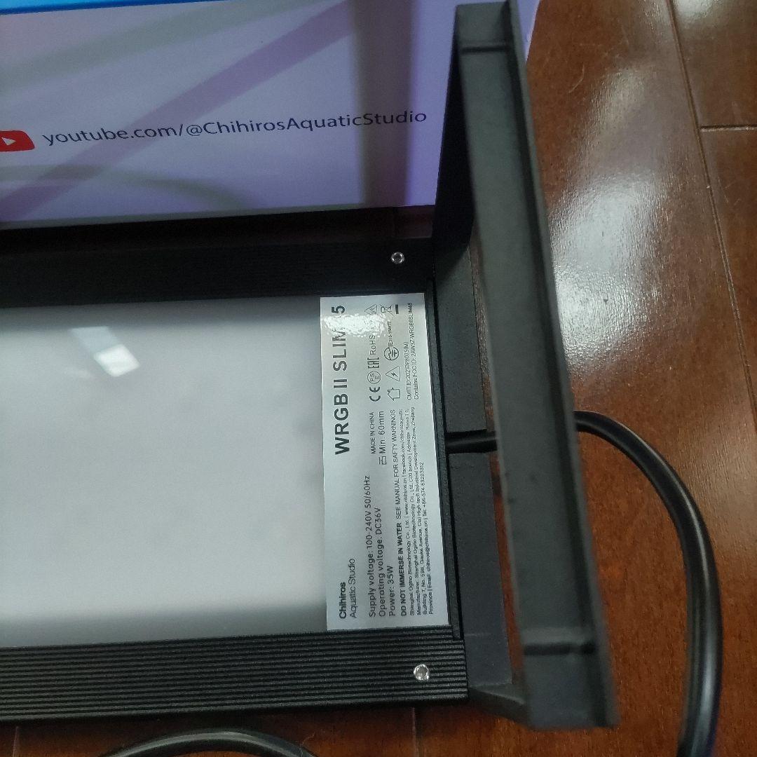 チヒロス wrgbⅡ SLIM 45 ブラック LEDライト