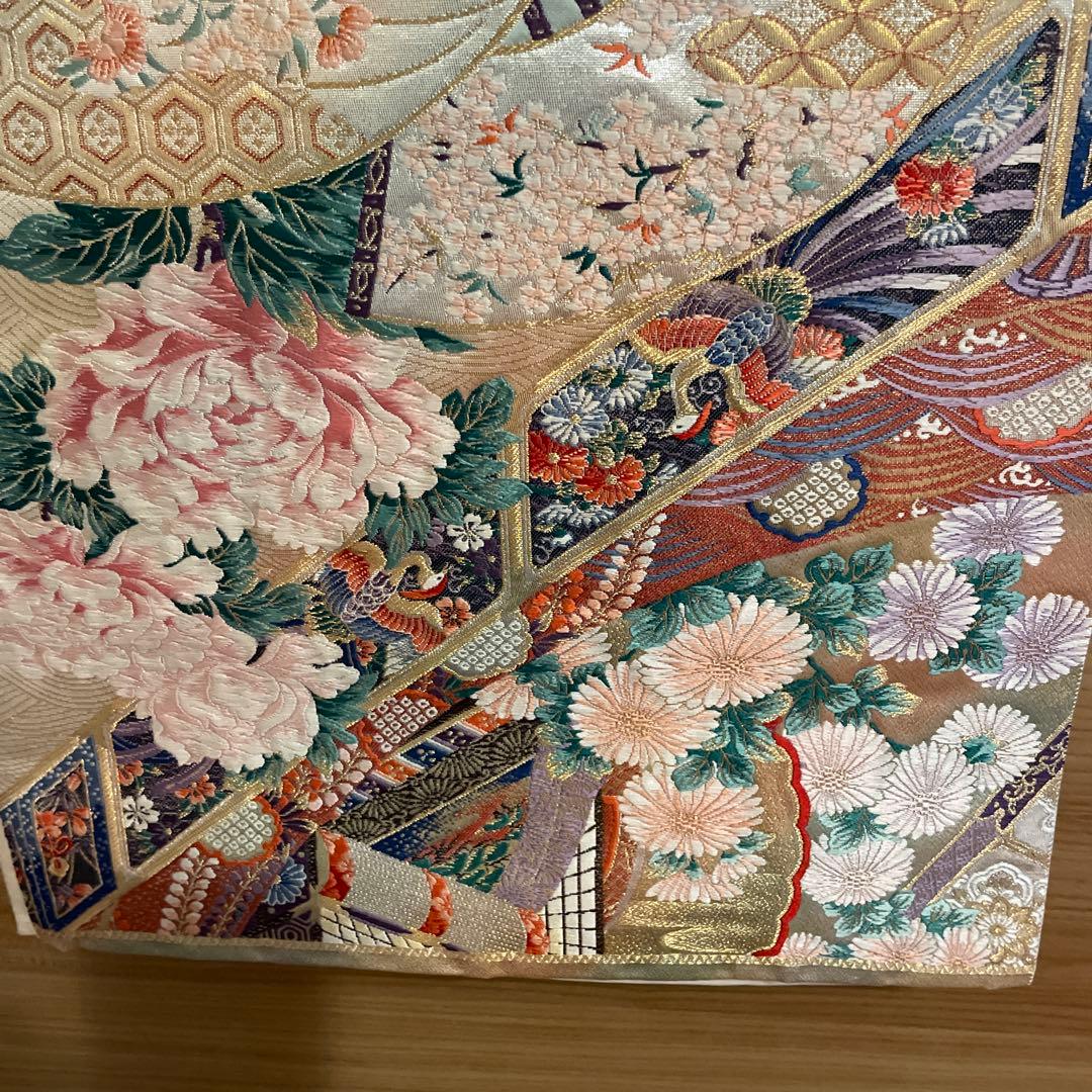 り*ん様 金色の花柄 帯　中古品