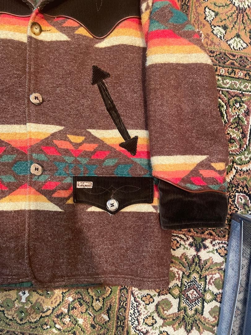 希少・レア CHIPIE フィールドジャケット ブルゾン L ネイティブ柄