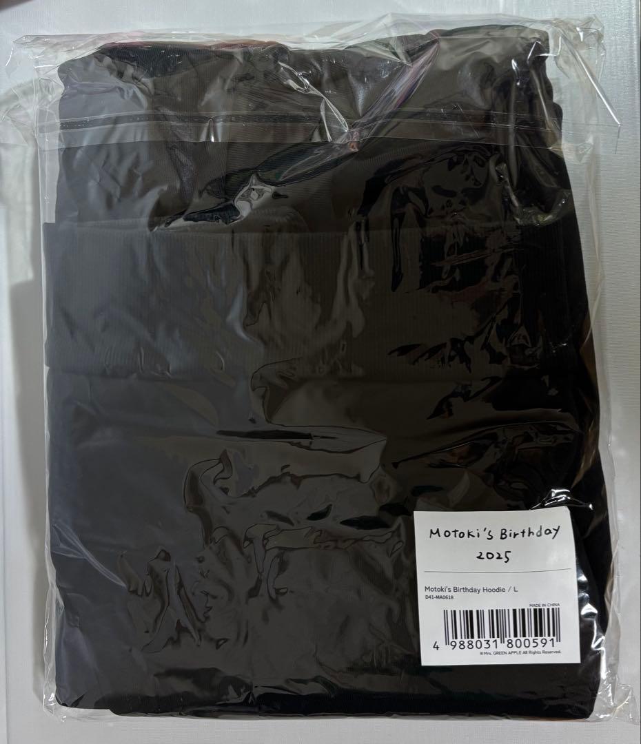 大森元貴　バースデーグッズ2025 フーディ　Lサイズ