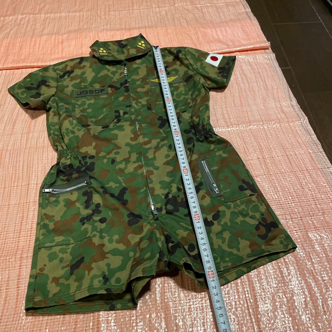 航空ショーキッズ迷彩柄深い緑♡新品未使用同様♡