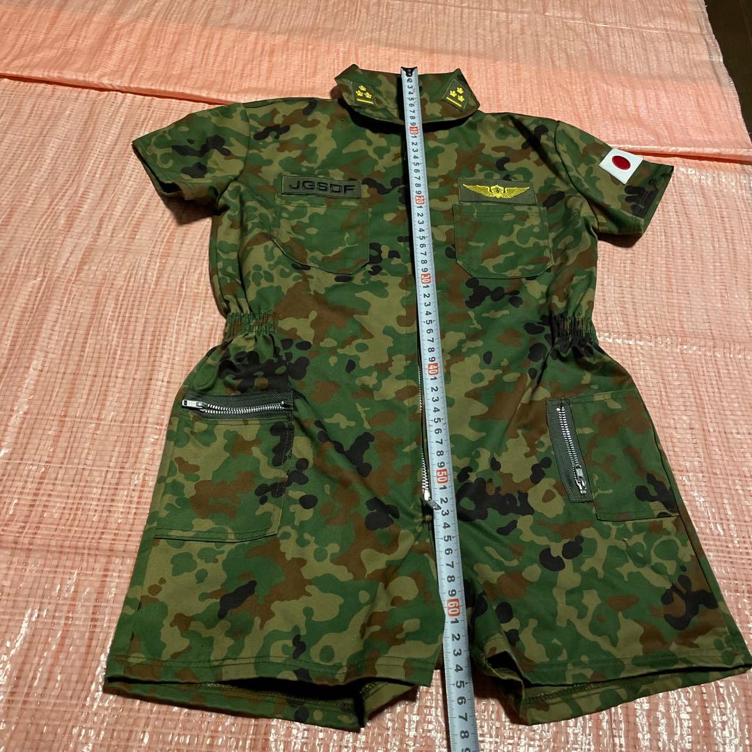 航空ショーキッズ迷彩柄深い緑♡新品未使用同様♡