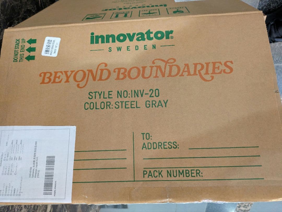 (開封済・未使用)イノベーター 　INV20　33L スティールグレー