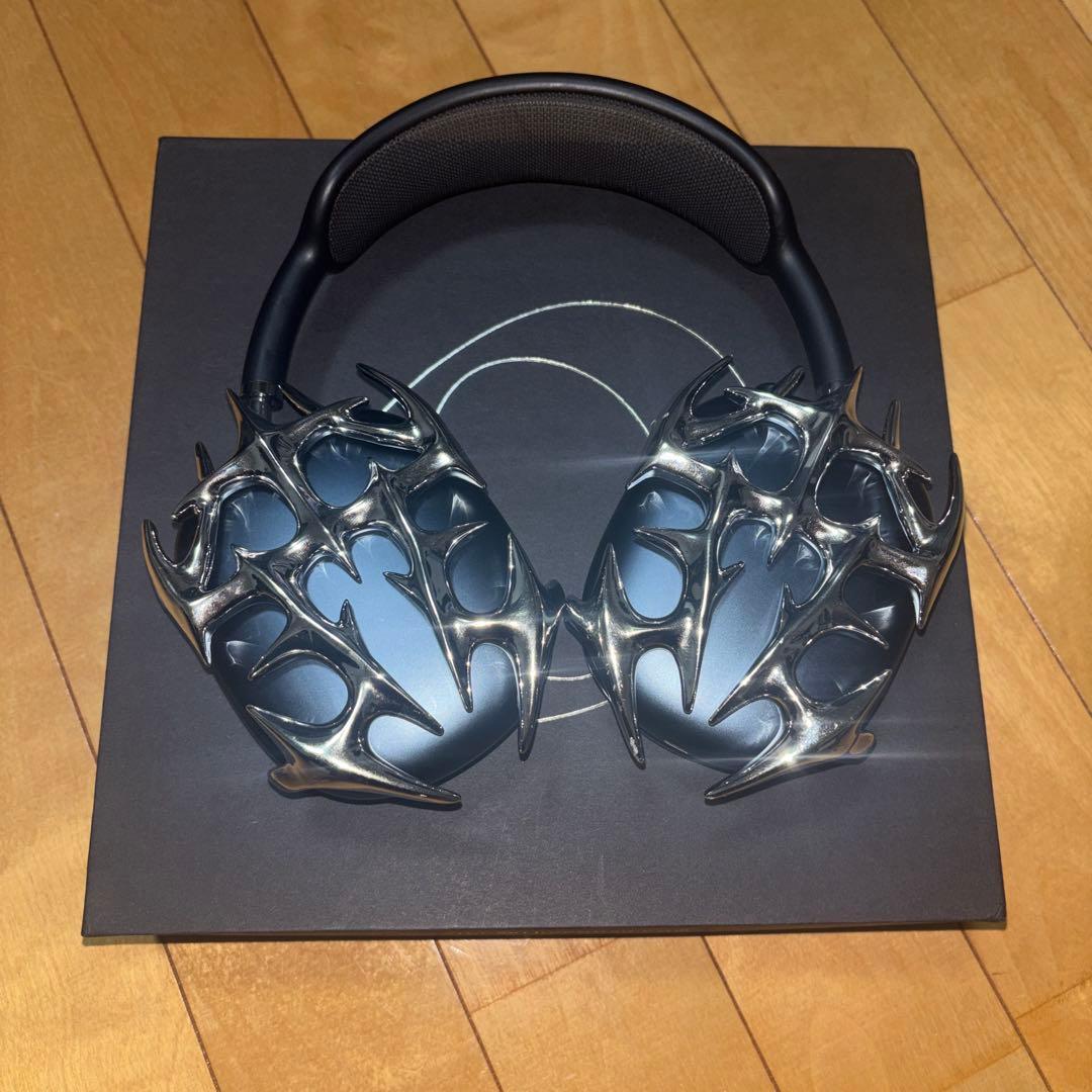 AirPodsMax ヘッドホンアクセサリー メタリックカバー