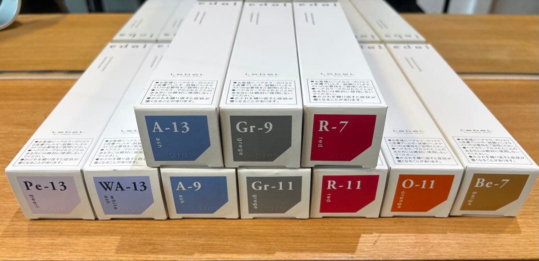 LebeL エドルカラー 未開封64本＋チャート付　計74本