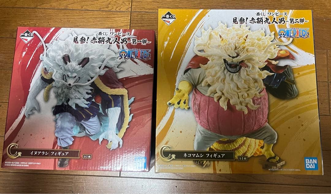 ワンピース　一番くじ　ネコマムシ&イヌアラシ