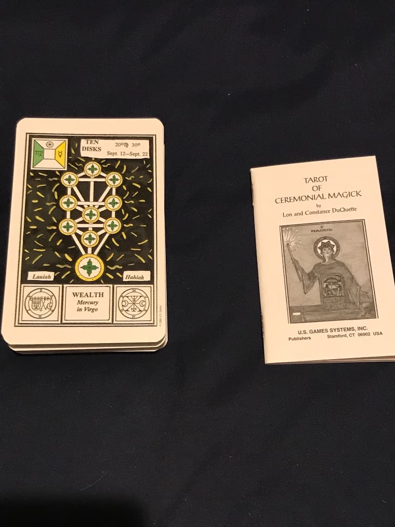 ☆稀少☆ ロン・ミロ・ドゥケットの儀式魔術タロット (上級者向け)