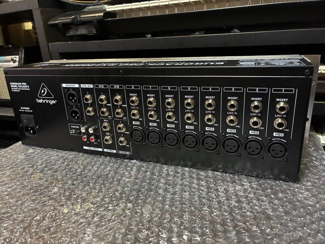 BEHRINGER RX1202FX V2 12ch FX搭載 アナログミキサー