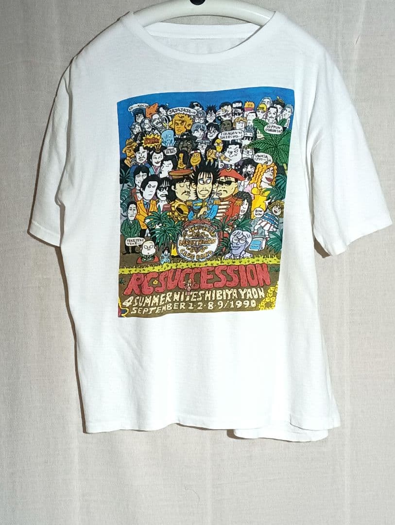 RCサクセション 20周年記念ライブツアー Tシャツ レア