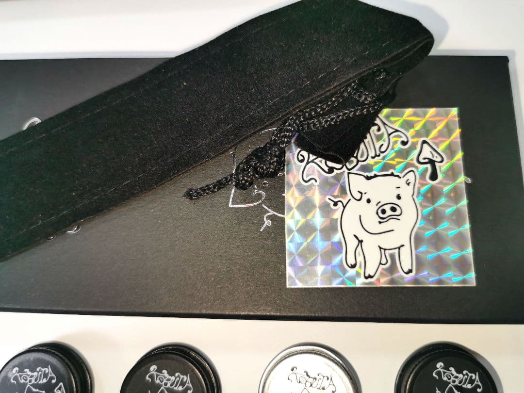 新春値下げ！激レアこぶた工房インドローズウッドオーロラ杢ワックス４個おまけ