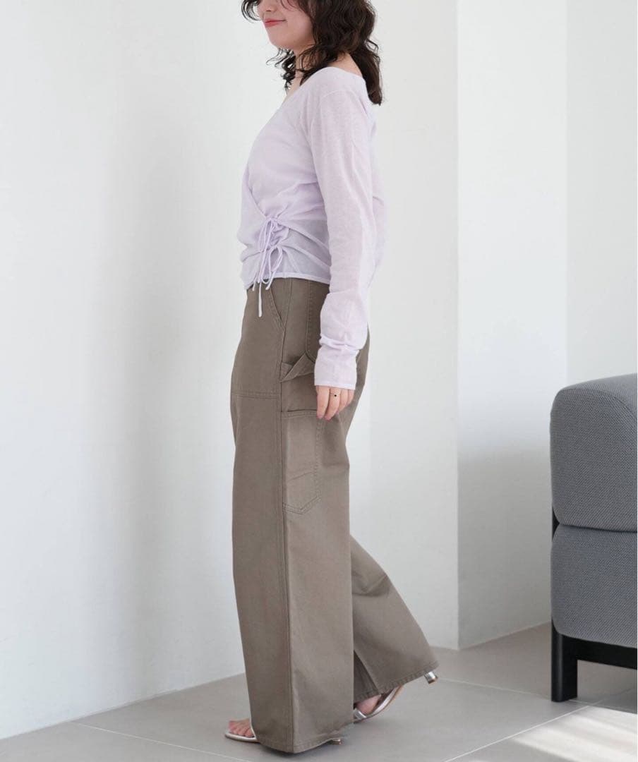 スローブイエナ　SAWAHOCOペインターパンツ　カーキ