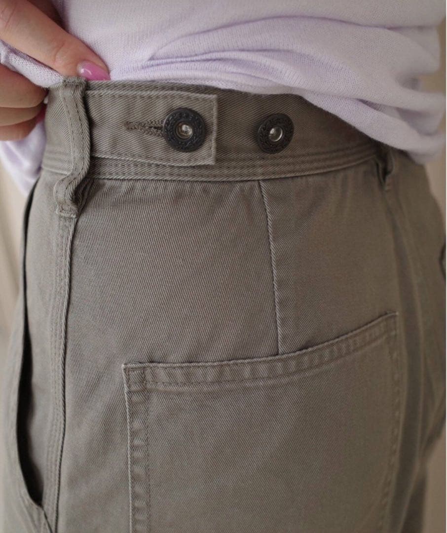 スローブイエナ　SAWAHOCOペインターパンツ　カーキ