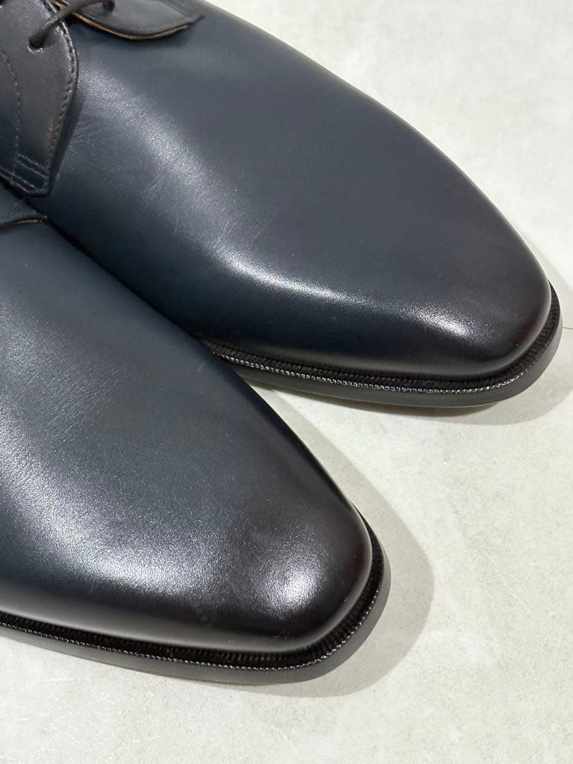 フォロー割　伊製 新品 ドュカルス Doucal's プレーントゥ42サイズ