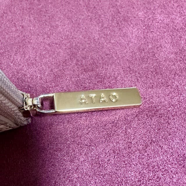 ATAO アタオ ミリモ パイソン HAKU アイボリー ミニ財布