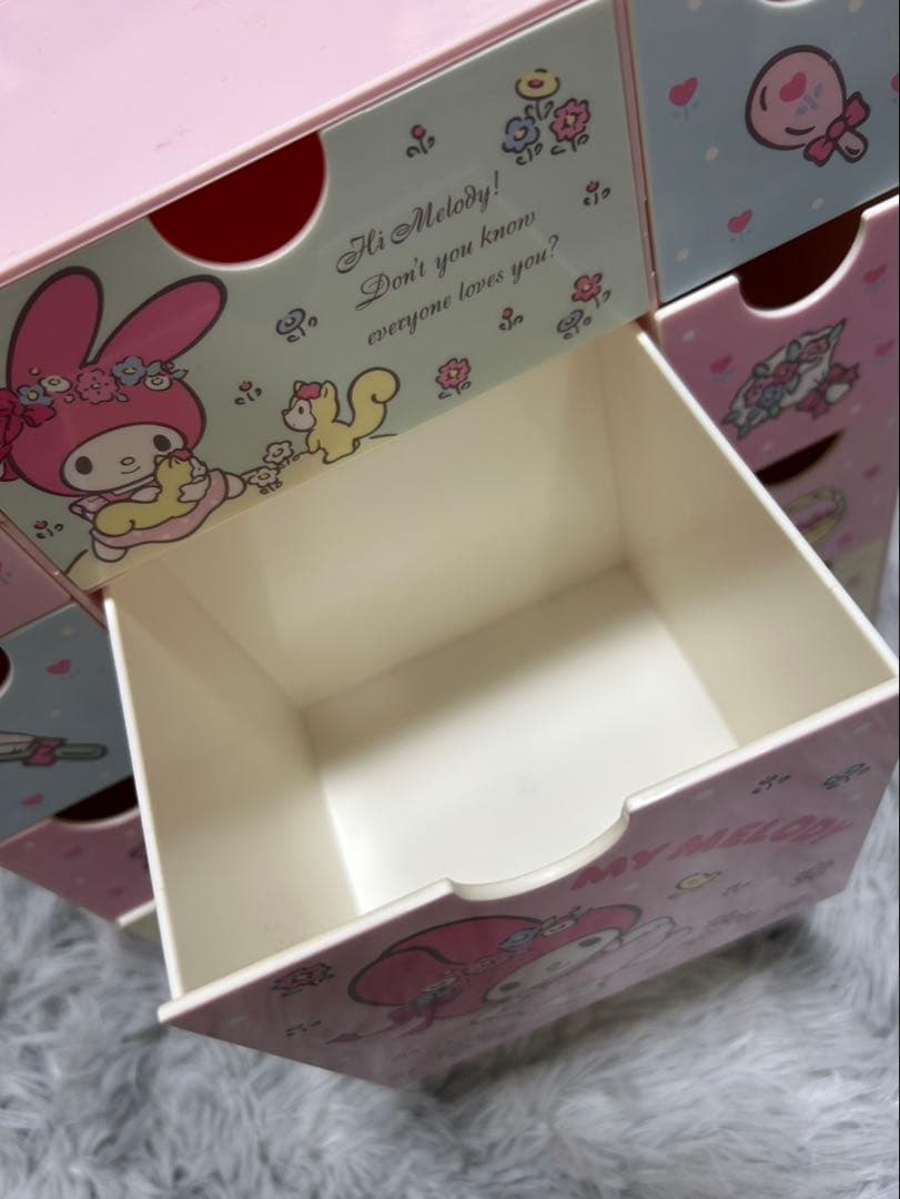 MY MELODY 引き出し付き収納ボックス