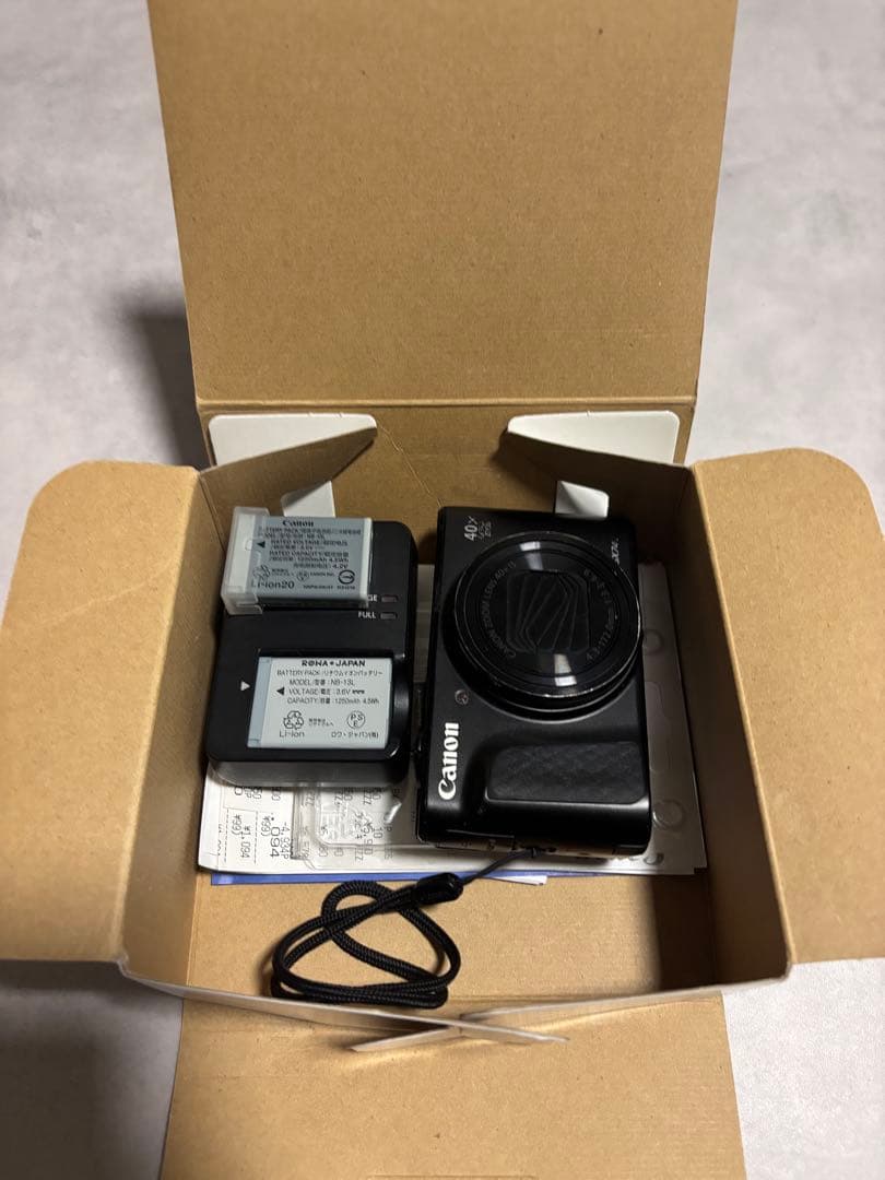 Canon PowerShot SX740HS 全付属品　追加バッテリー　箱付き