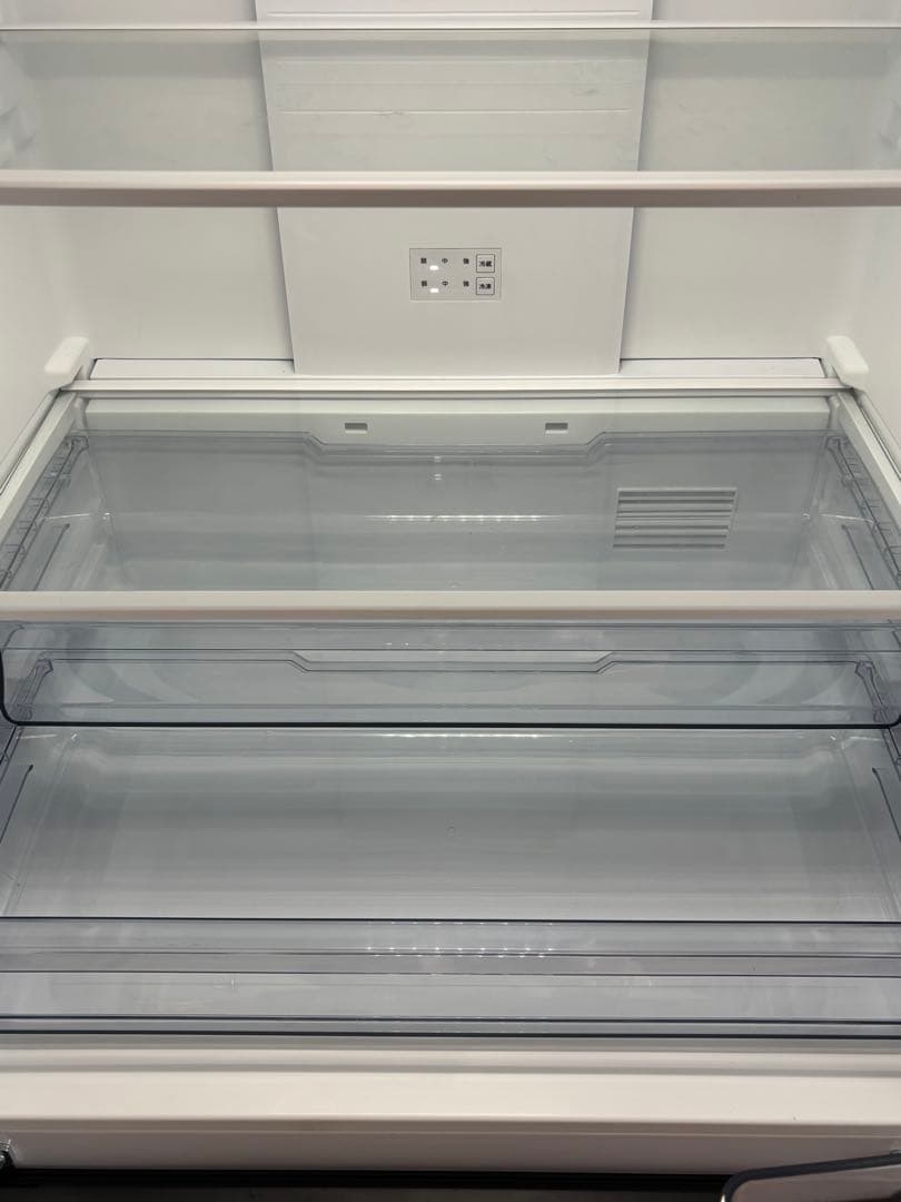 極美品 ツインバード 中身が見える冷蔵庫　フレンチドア 4ドア 冷凍冷蔵庫