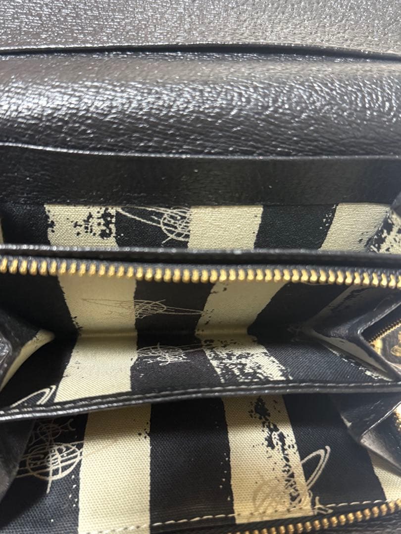Vivienne Westwood ブラック三つ折り財布 美品