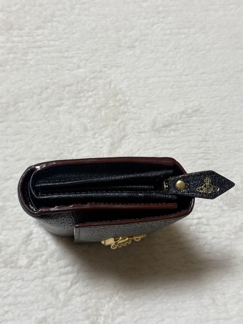 Vivienne Westwood ブラック三つ折り財布 美品