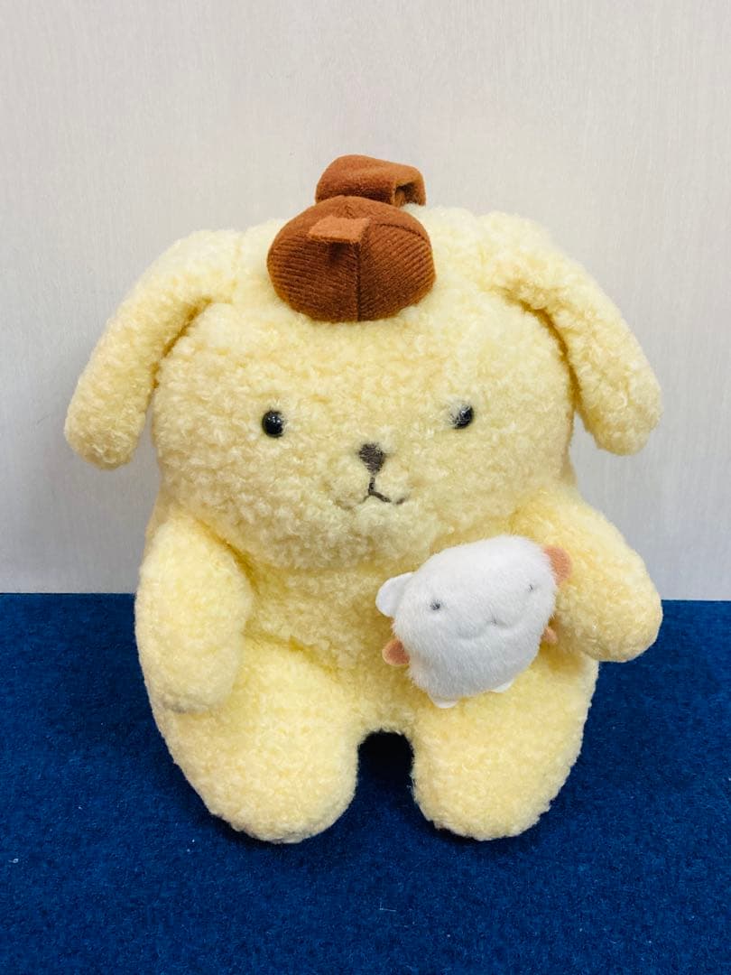 【未使用品】ポムポムプリン　ぬいぐるみ　マフィン　バッグ　手提げポーチ　レトロ