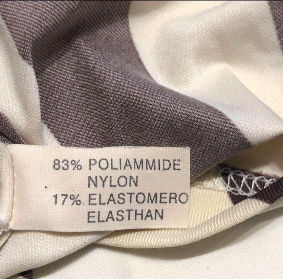 【美品】FENDI フェンディ　ポロシャツ　ズッカ柄 46サイズ　Tシャツ　半袖