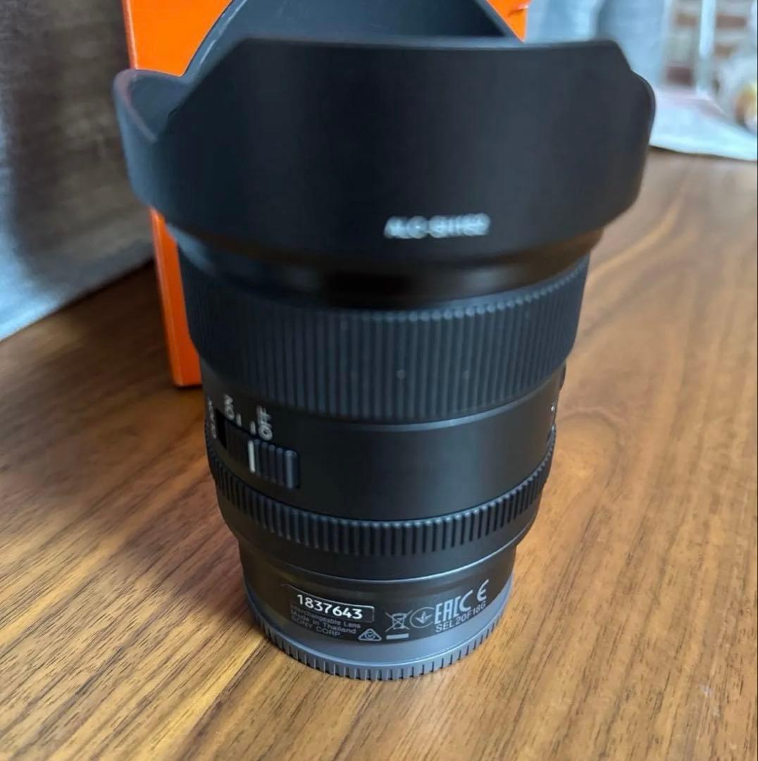 Sony FE 20mm F1.8 G 単焦点レンズ