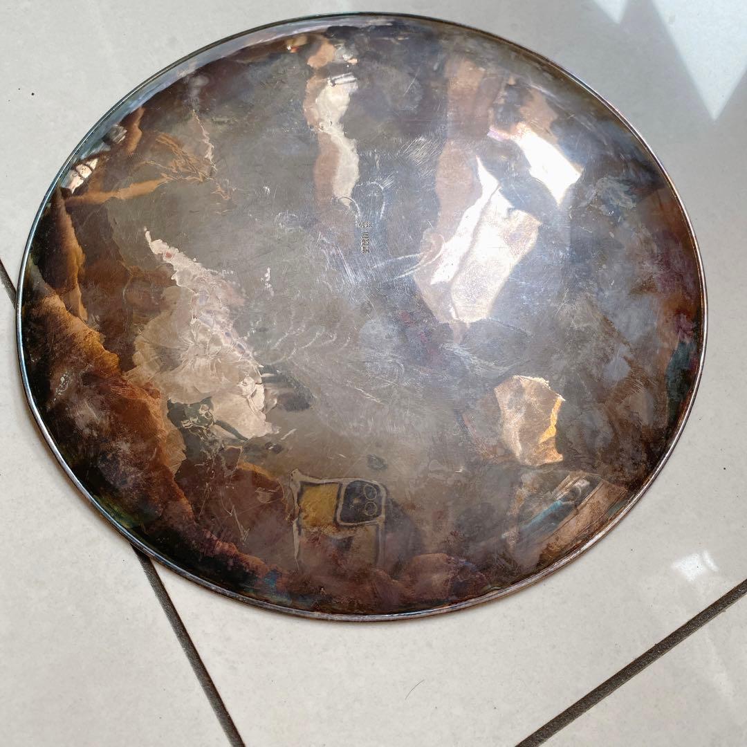 銀皿　純銀　銀杯　銀盃　銀製飾り皿