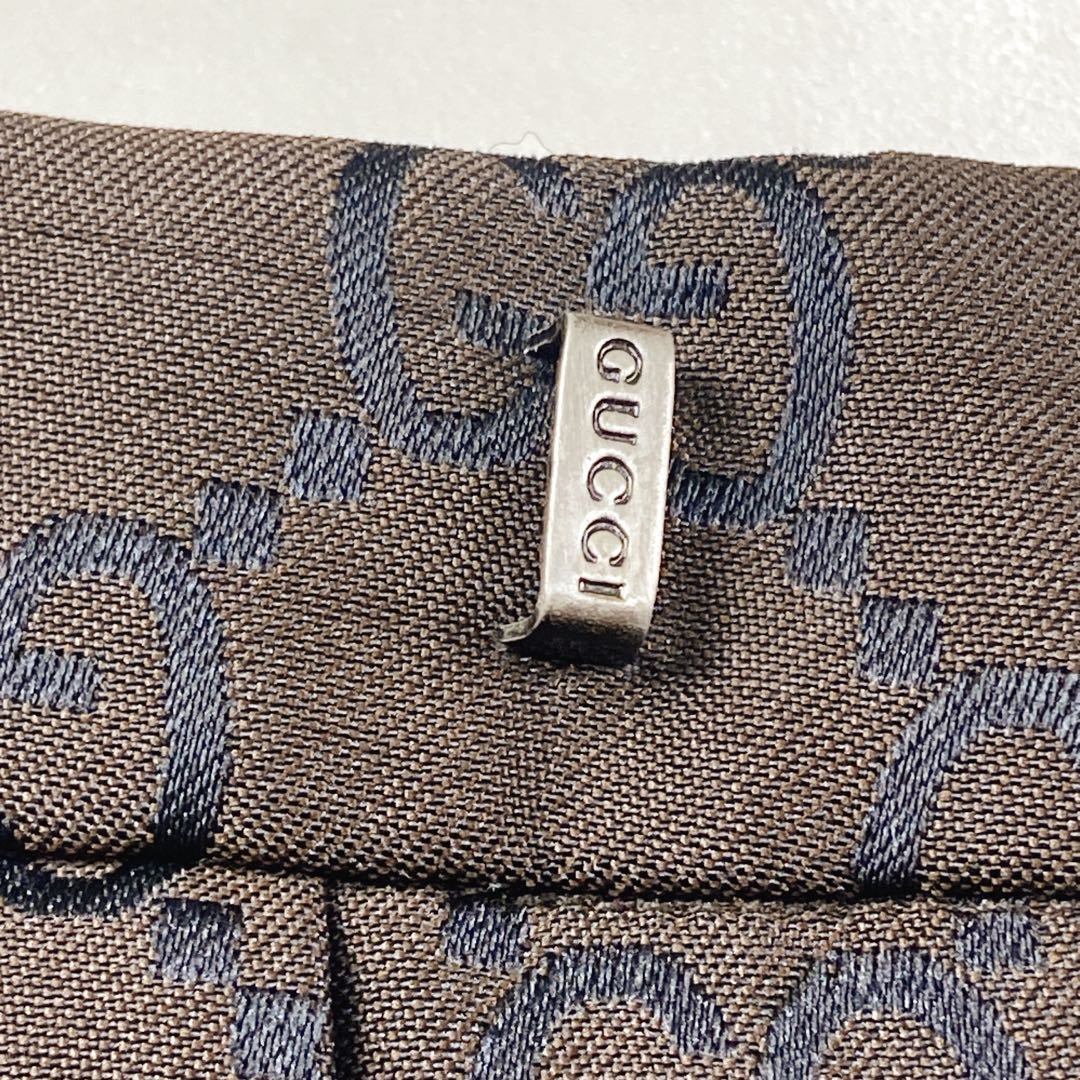 極美品 GUCCI GG柄 モノグラム スカート フロントポケット 40 L