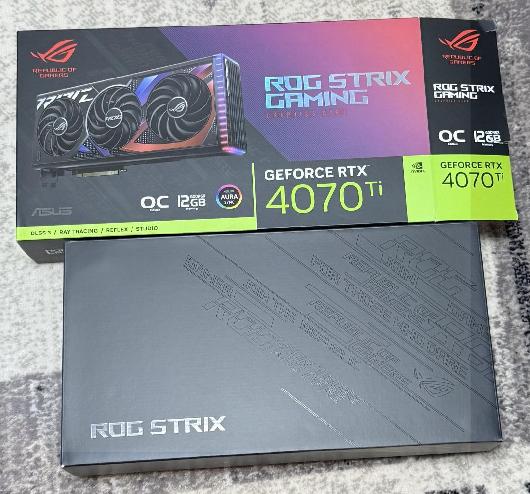 グラフィックボード・グラボ・ビデオカード ASUS ROG STRIX GeForce RTX 4070Ti OC12GB