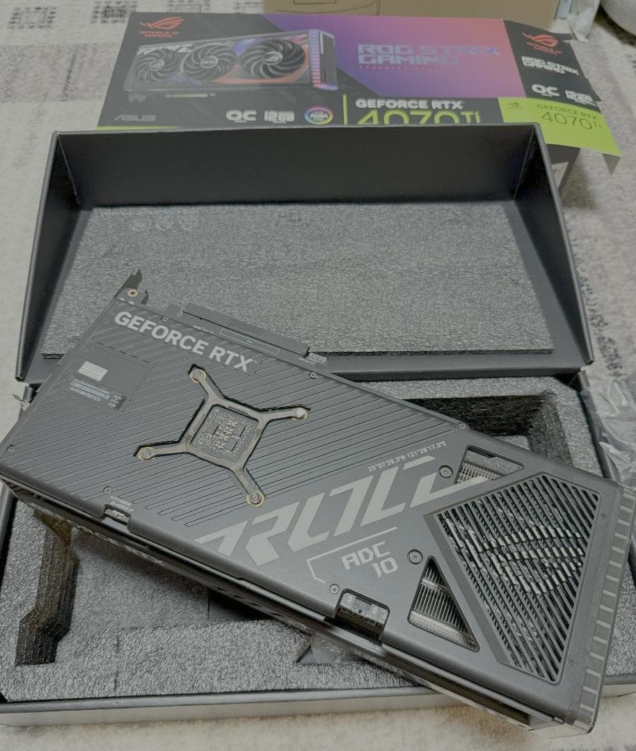 グラフィックボード・グラボ・ビデオカード ASUS ROG STRIX GeForce RTX 4070Ti OC12GB