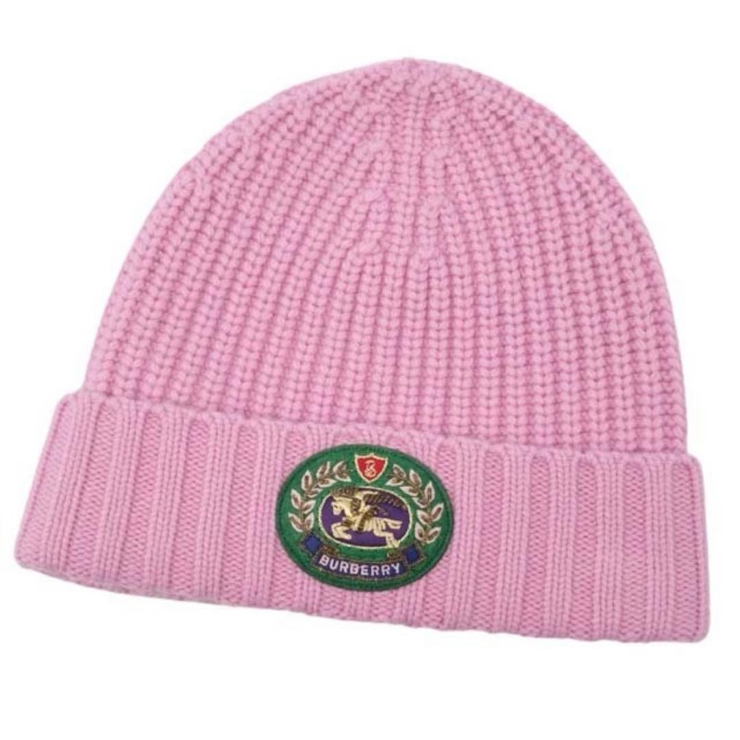 BURBERRY ピンク ニット帽