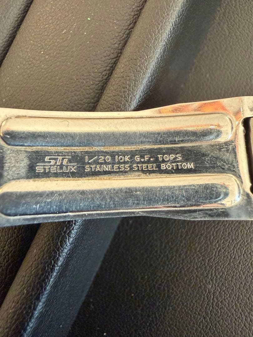 SEIKO グランドクォーツ CAP GOLD 赤SUN 可動品 電池交換済