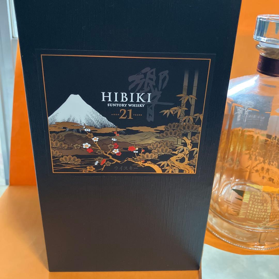 d*a様 Hibiki 21年 ウイスキー 700mlの空き瓶　空き箱 　送料込