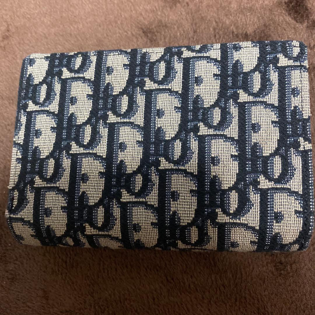Christian Dior 三つ折り財布 ロゴパターン