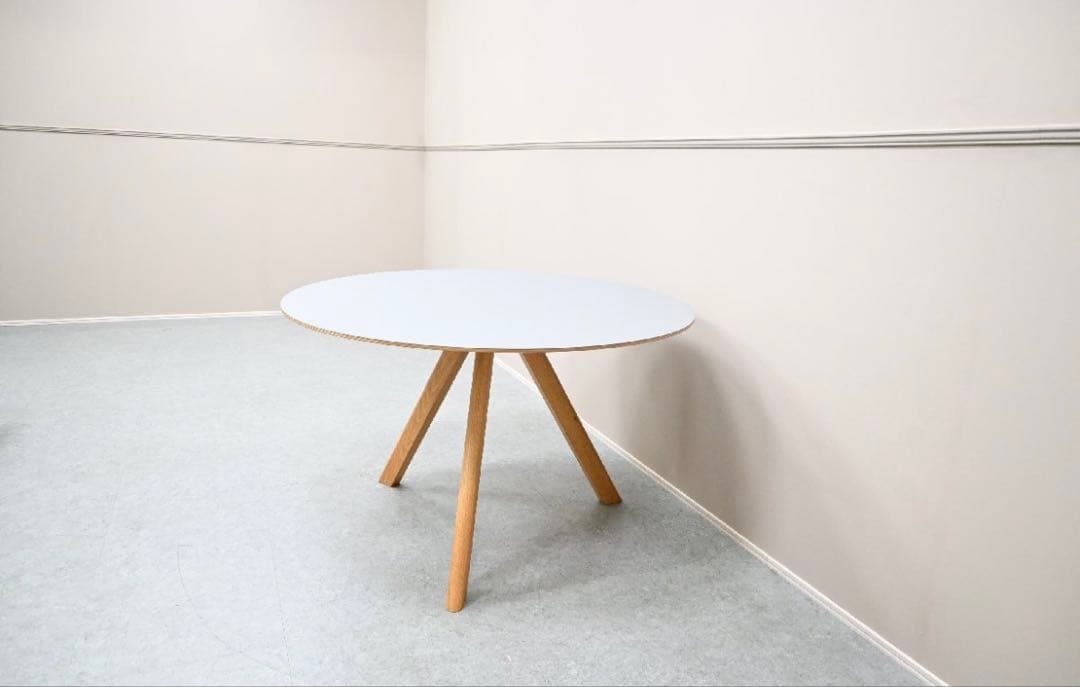 ⭐︎展示品　HAY cph20 グレーリノリウム　φ120 ダイニングテーブル