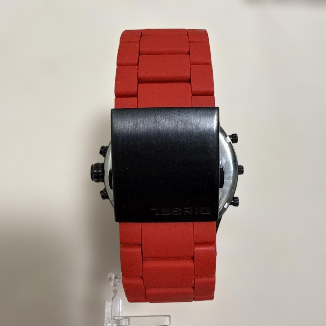 DIESEL DZ-7370 Mr. Daddy2.0 赤 クロノグラフ