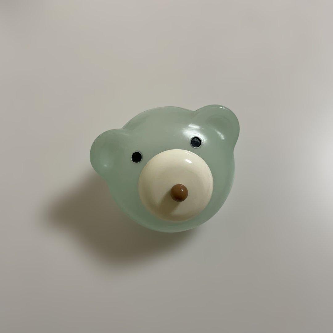 【匿名配送】クマ　キャンディポット　小物入れ　レトロ　レア☆