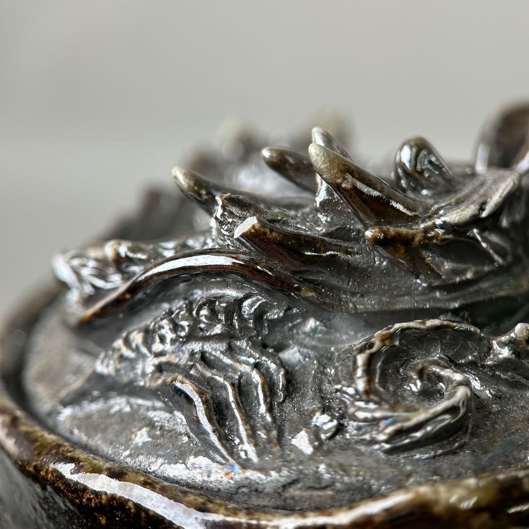 石田安弘 備前焼龍宝瓶 人気作者 急須 茶注 煎茶 茶道具