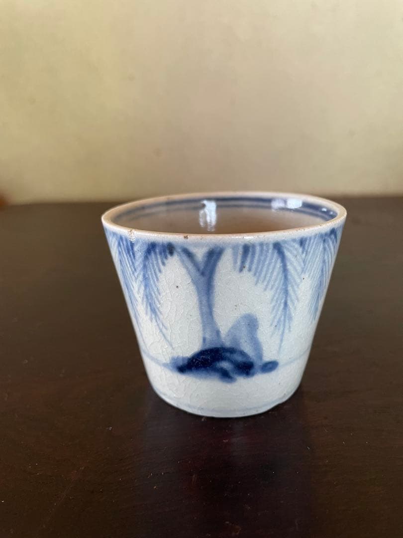 美濃太白手柳文蕎麦猪口