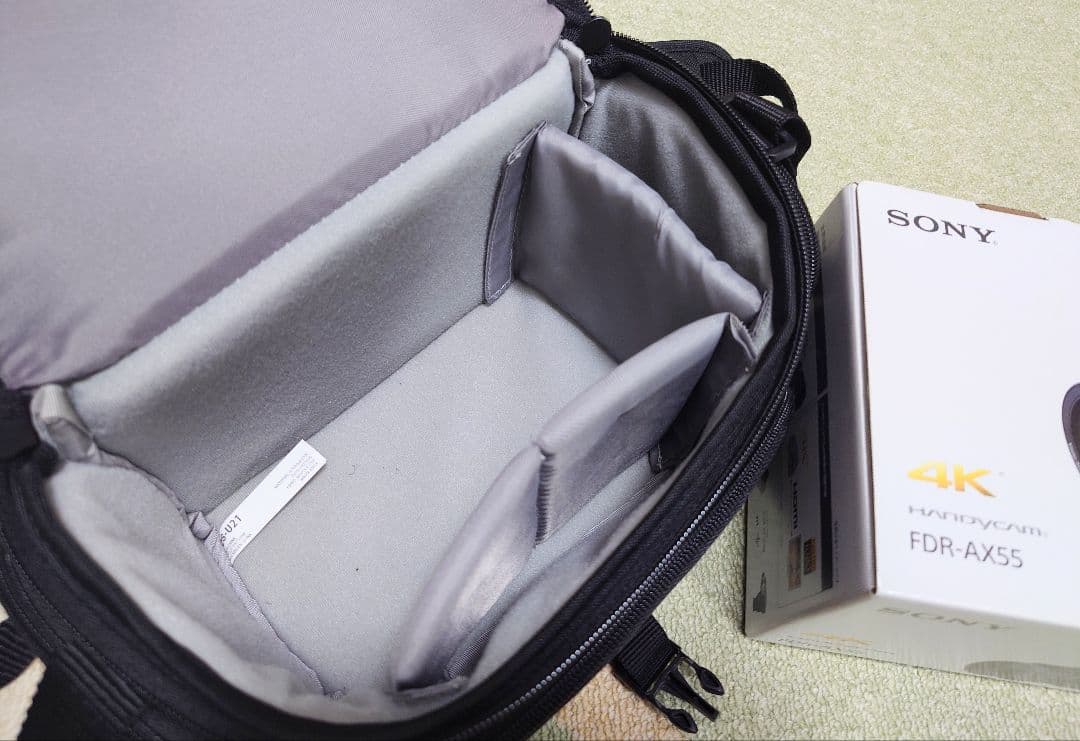 SONY FDR-AX55 4Kビデオカメラ +SDXCカード +カメラケース